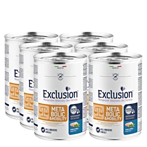 Exclusion Metabolic & Mobility Pork & Fibres All Breed konzerv 6x400g